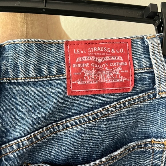 LEVIS x HELLO KITTY sz 29 Ribcage Straight Denim Blue Jeans High Rise - Picture 8 of 13